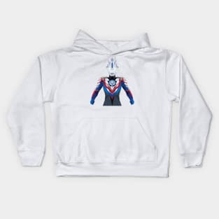 Ultraman Orb Hurricane Slash (Low Poly Art) Kids Hoodie